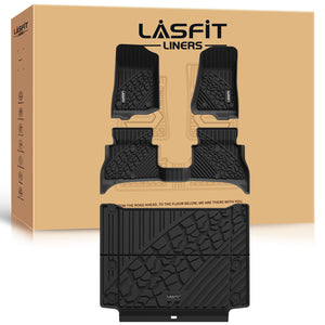Fit for 2021-2025 Jeep Wrangler 4xe All-Weather Floor Mats & Cargo Mat