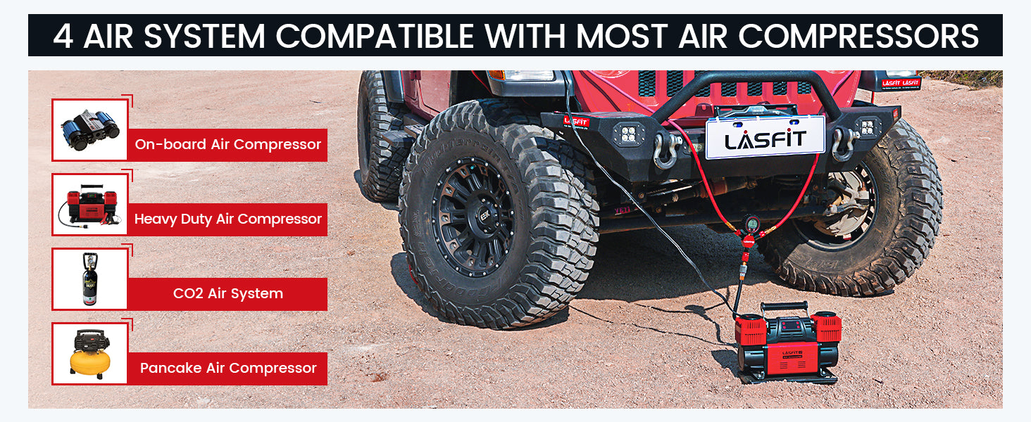LASFIT H4 4-Tire Inflation/Deflation System