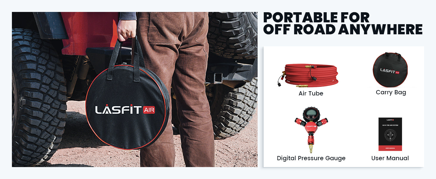 LASFIT H4 4-Tire Inflation/Deflation System