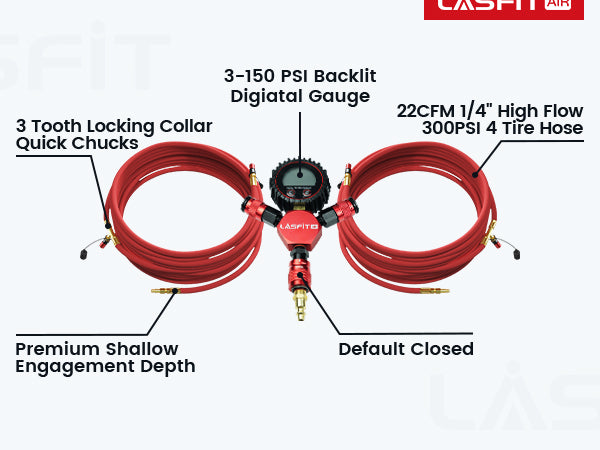 LASFIT H4 4-Tire Inflation/Deflation System