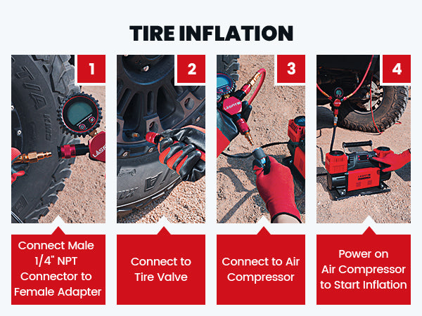 LASFIT H4 4-Tire Inflation/Deflation System