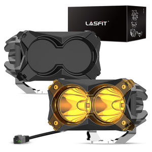 lasfit 4.8" amber auxiliary led spot lights