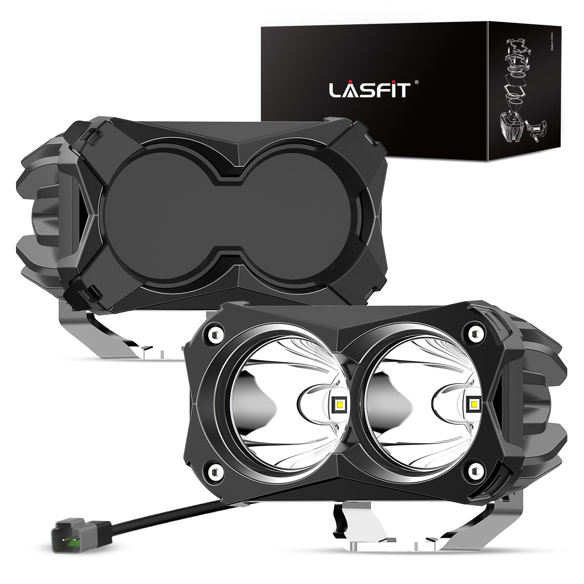lasfit 4.8" led pod lights for trucks