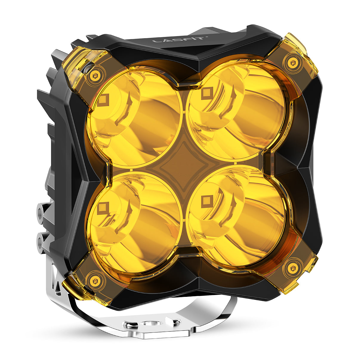 lasfit 5" amber auxiliary led spot lights
