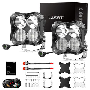 lasfit 5" auxiliary led combo lights