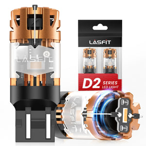 lasfit D2 series amber 7443 led bulbs