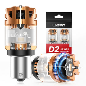 lasfit D2 series amber PY21W led bulbs