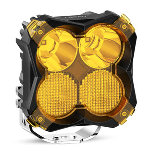 lasfit bright amber 5" led combo pod lights