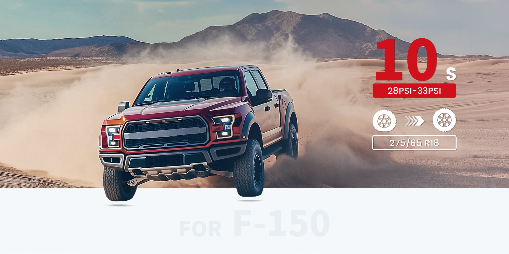 LASFIT X4 Off-Road Air Compressor Speed