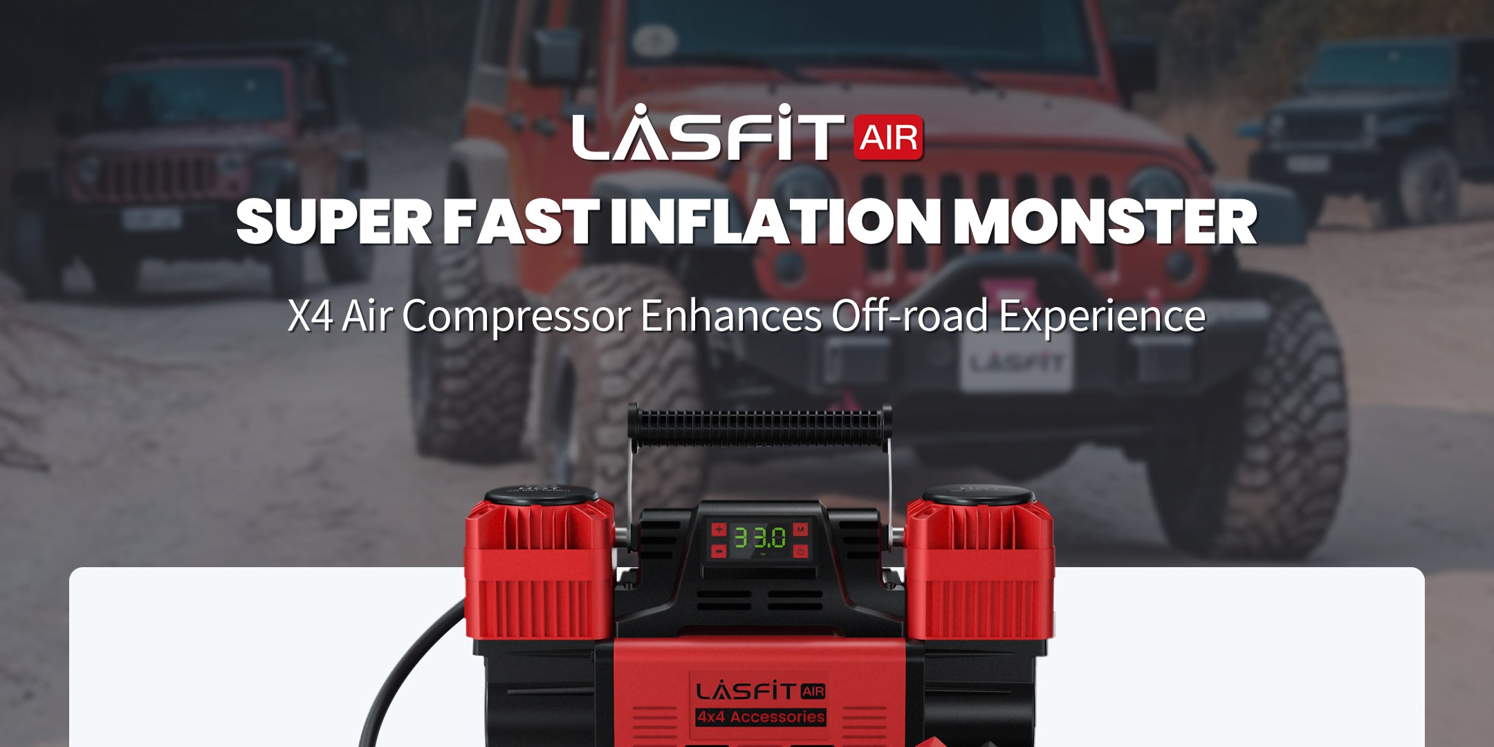 LASFIT X4 Off-Road Air Compressor