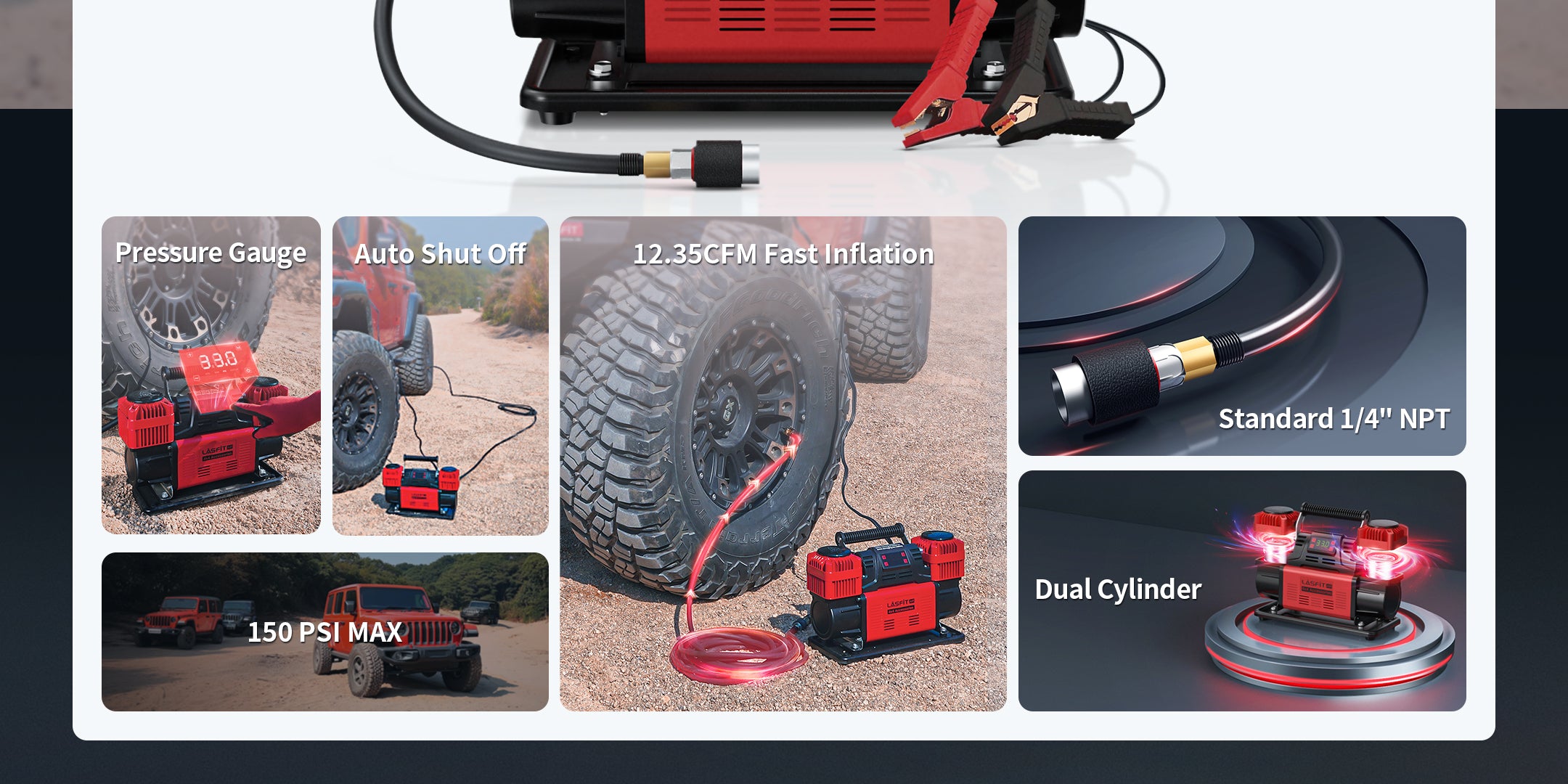 LASFIT X4 Off-Road Air Compressor