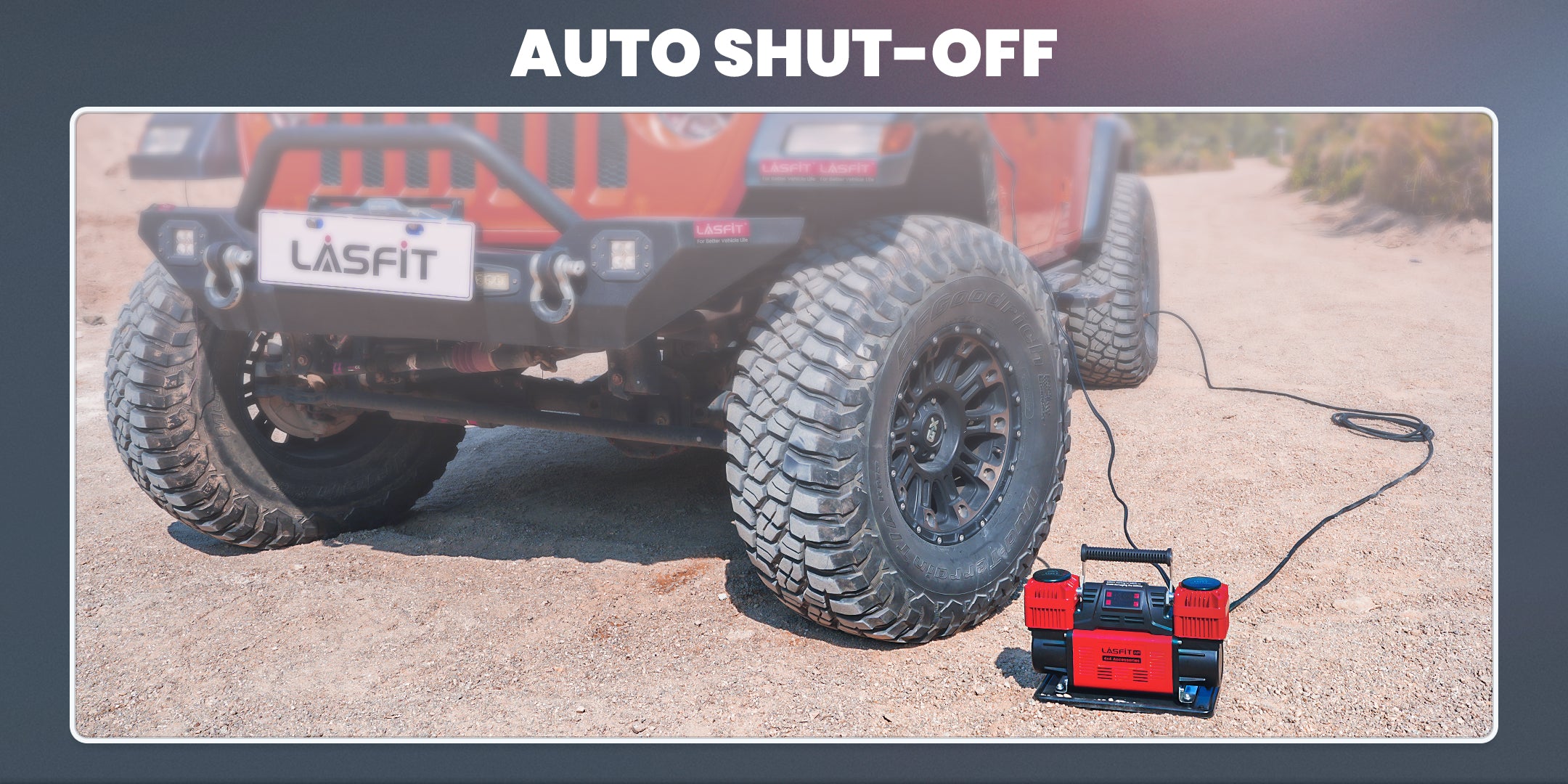 LASFIT X4 Off-Road Air Compressor Auto Shur Off