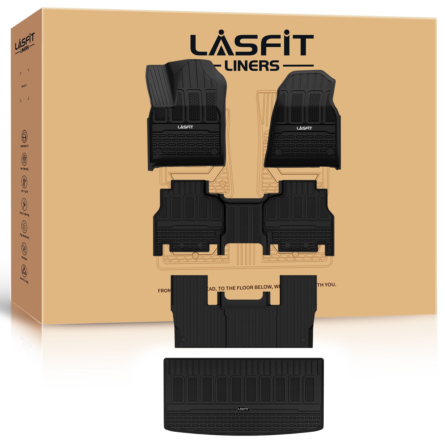 Jeep Grand Wagoneer 2022-2025 Floor Mats & Cargo Mats - All Weather