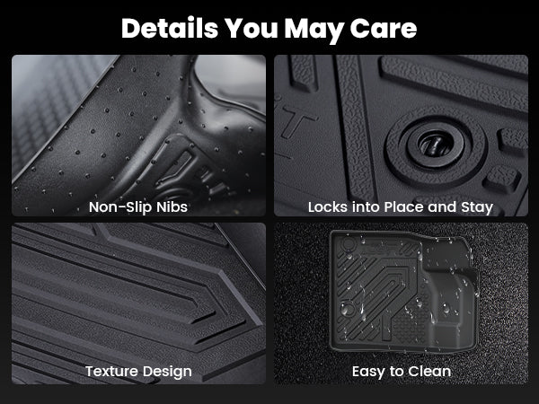Anti-slip Features with 2021-2026 Nissan Rogue floor mats