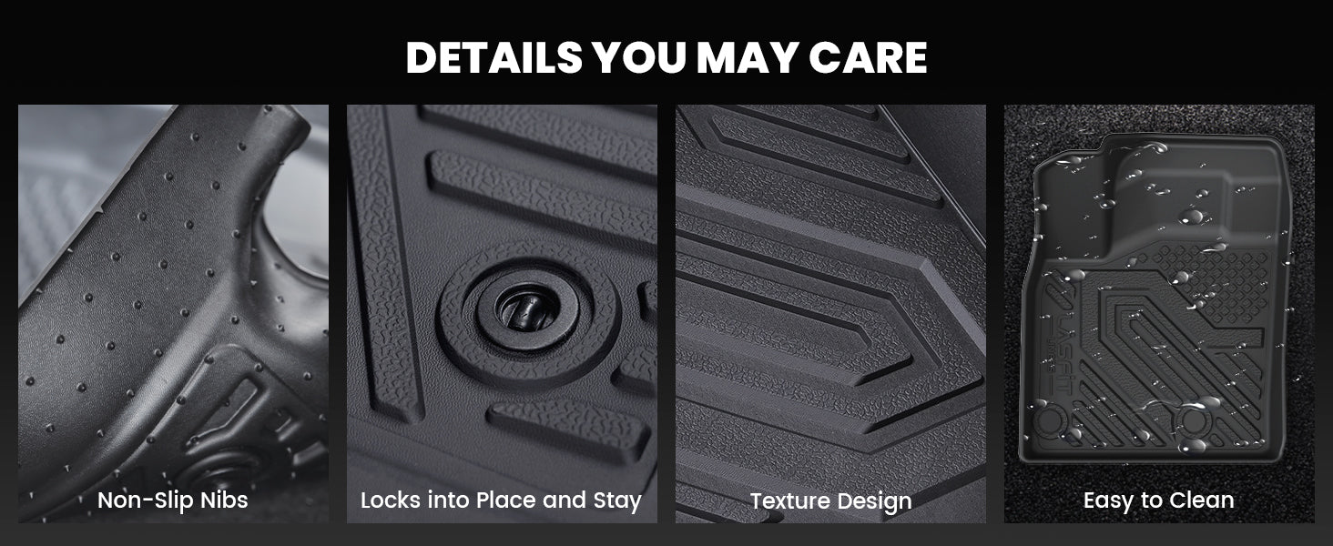 Anti-slip Features 2021-2026 Nissan Rogue floor mats