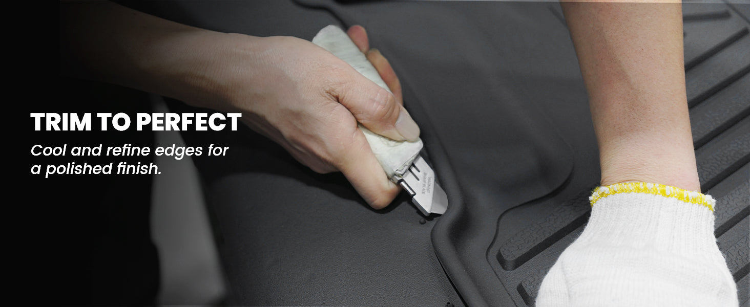 Trim to Fit Process on 2021-2026 Nissan Rogue Floor Mats