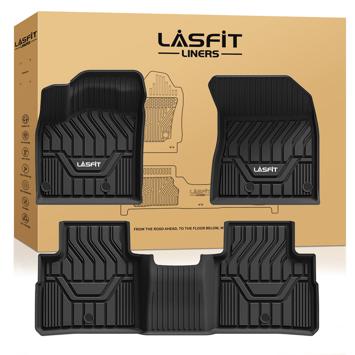 2021-2026 Nissan Rogue TPE Material Floor Mats