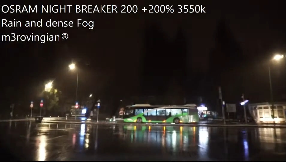 Osram led headlight bulbs rainy night performance