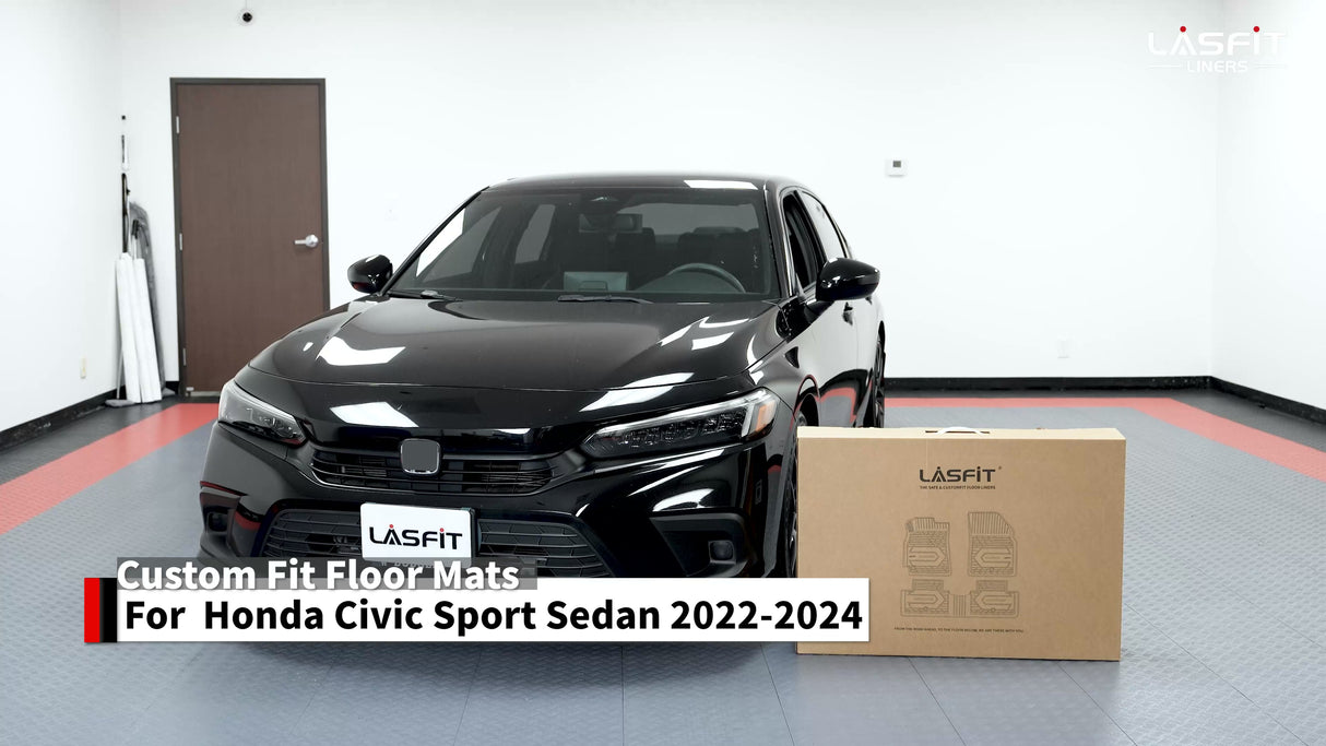 Fit for 2022-2025 Honda Civic Floor Mats (Automatic & Gasoline Only) / Cargo Mat
