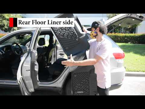 Fit for 2013-2015 Jeep Grand Cherokee Custom Floor Mats TPE 1st & 2nd Row