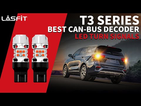3157 4157 LED Turn Signal Bulbs CanBus-Ready Amber CK Socket | T3 Series