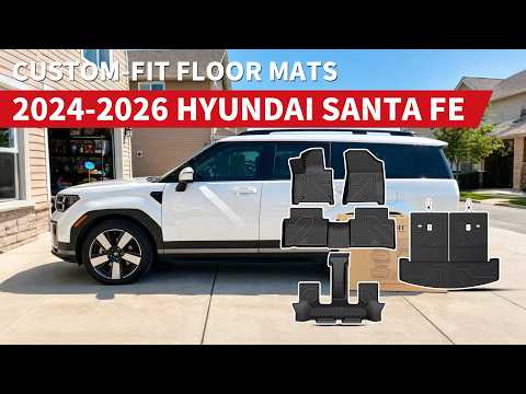 Fit for 2024-2027 Hyundai Santa Fe Floor Mats or Seatback & Cargo Mat