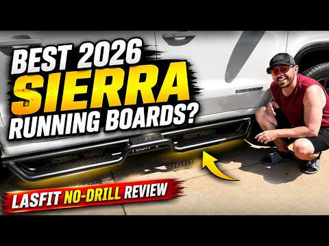Fit for 2019-2026 Chevrolet Silverado 1500 Running Boards Side Steps, Fit Crew Cab ONLY