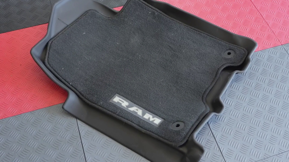 Fit for 2019-2026 Ram 2500 3500 Floor Mats, Fit Crew Cab Without Power Take-Off (PTO) KIT & Carpet Floor Only
