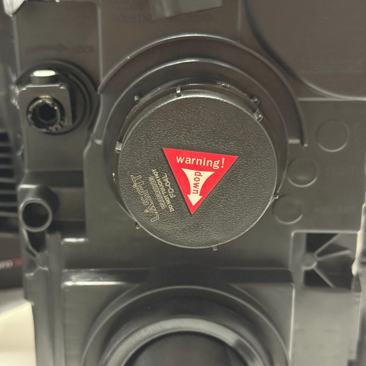 Put the custom-design dust cover back on