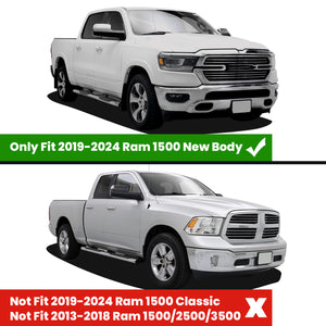 2019-2024 Ram 1500 Floor Mats Fitment