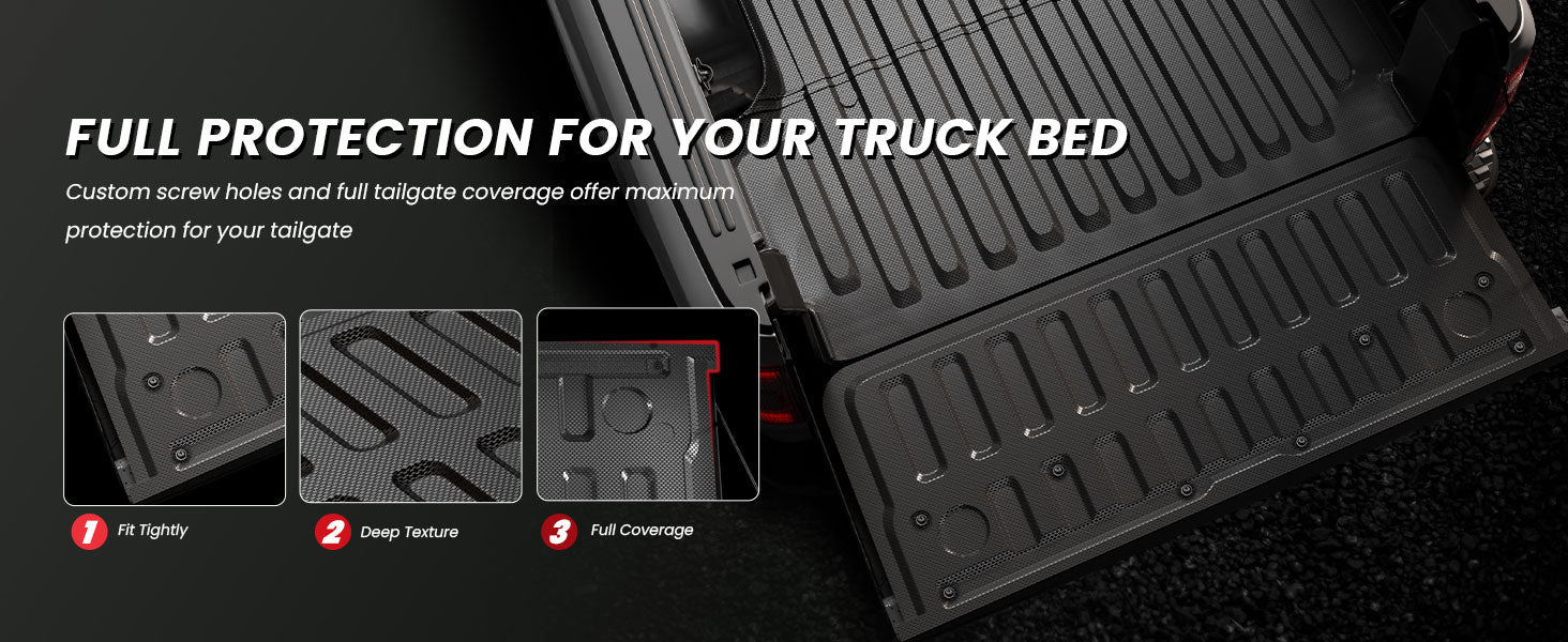 custom 2019-2025 Ram 1500 tailgate mats