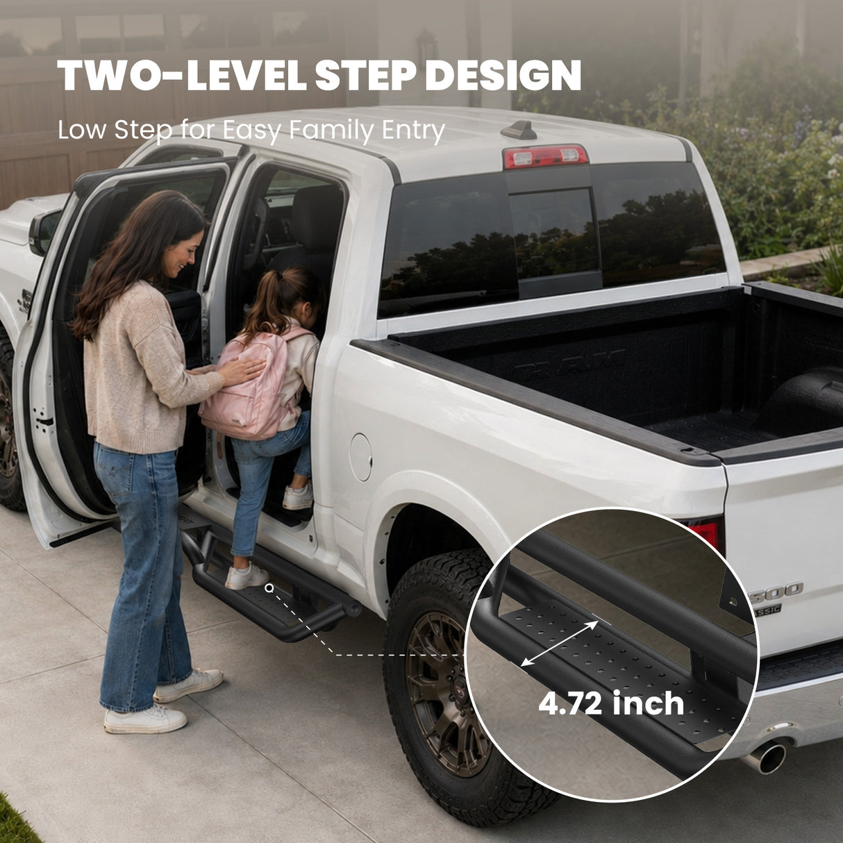 Fit for 2019-2024 Ram 1500 Classic Running Boards Side Steps, Fit Crew Cab ONLY