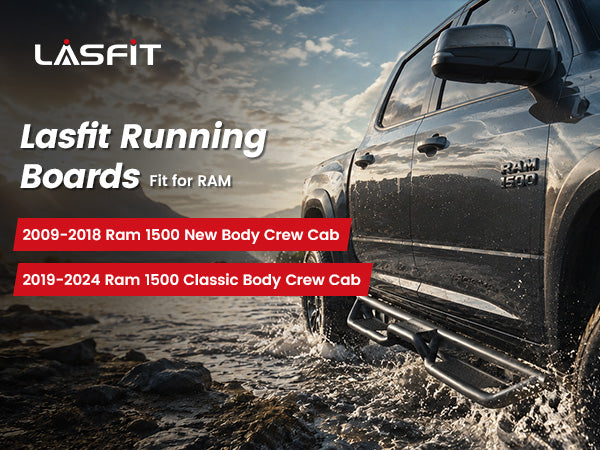 Lasfit running boards for 2019-2024 Ram 1500 Classic