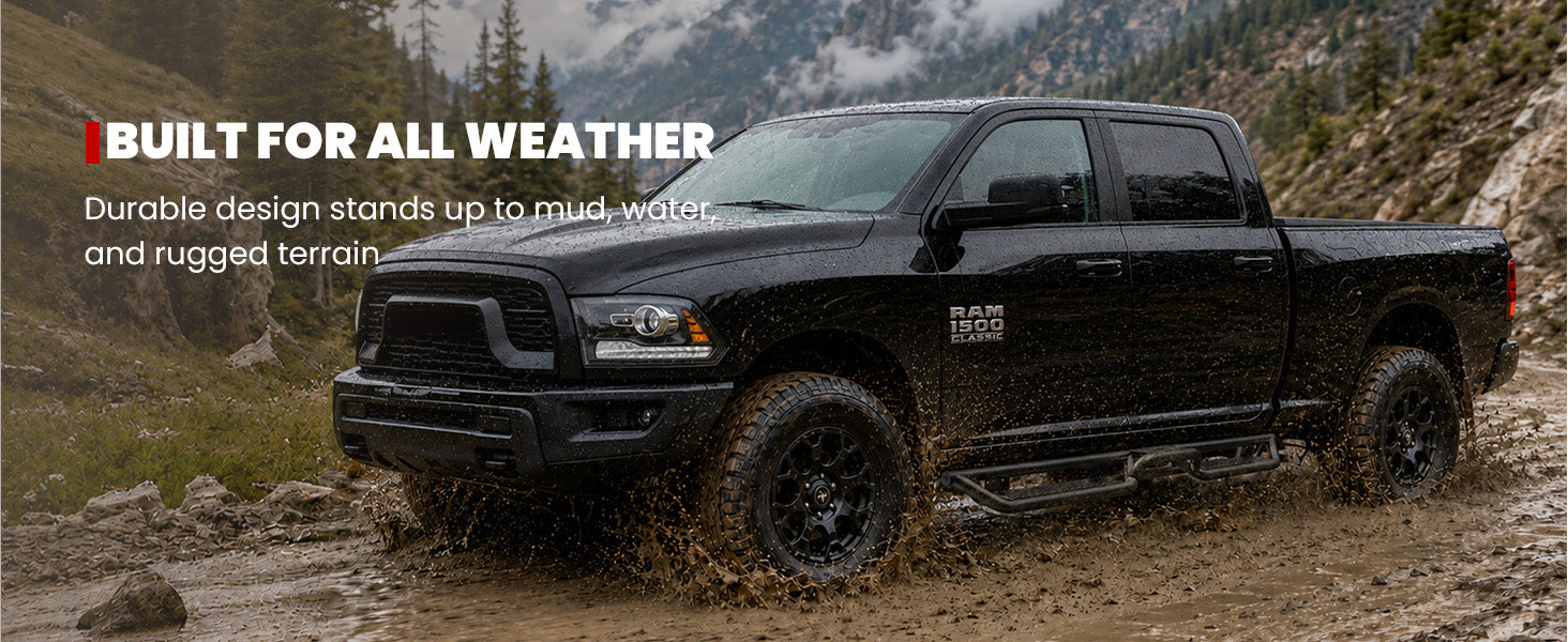 Lasfit running boards for 2019-2024 Ram 1500 Classic