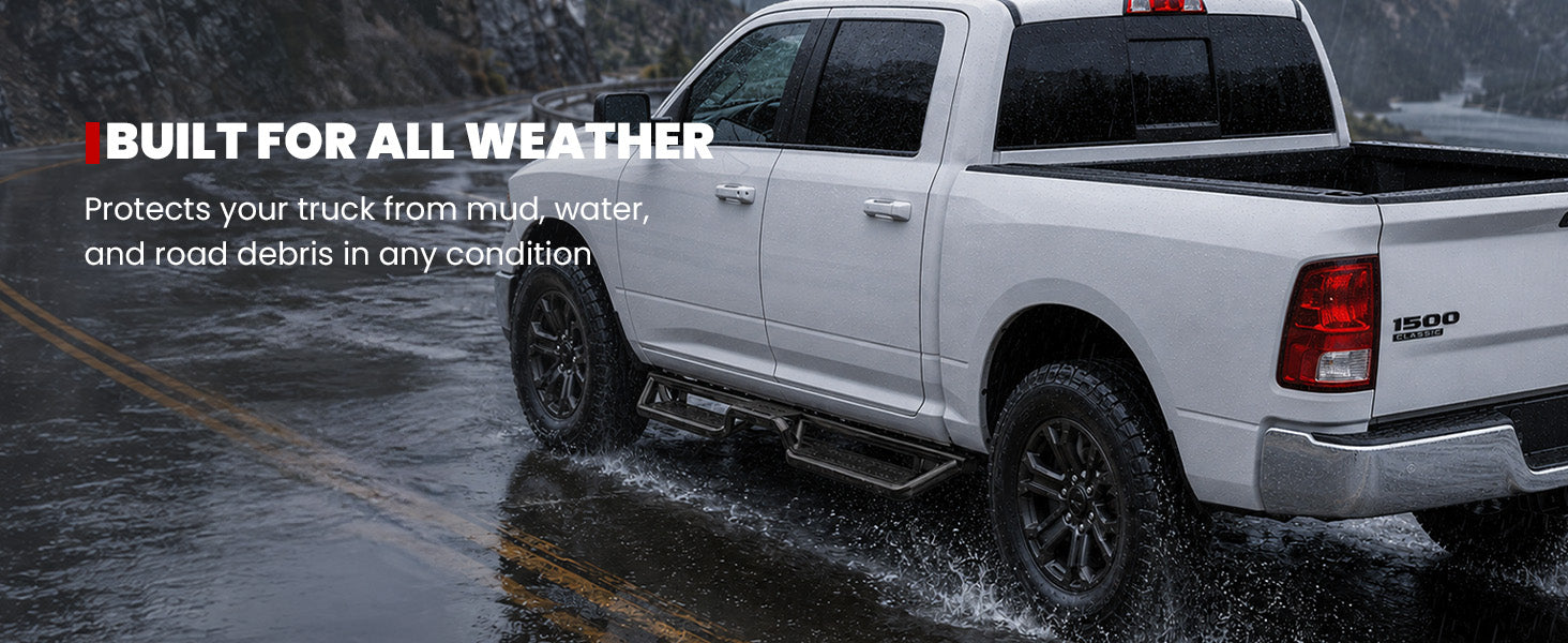 Lasfit running boards for 2019-2024 Ram 1500 Classic