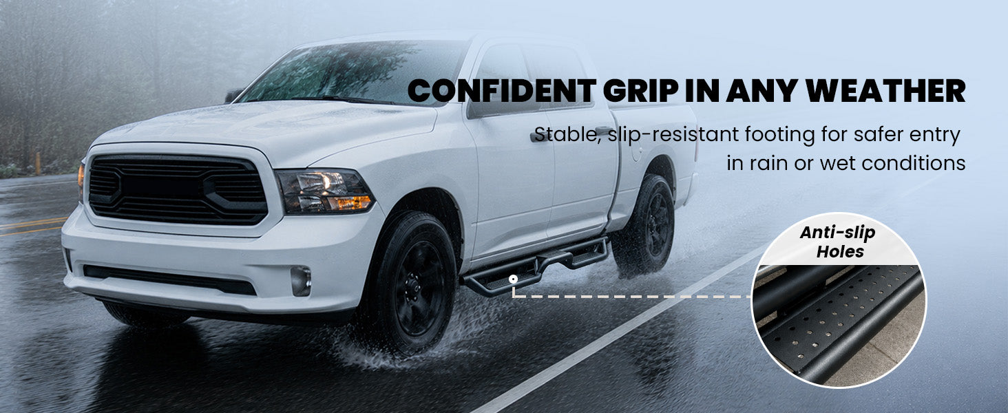 lasfit side steps for 2019-2024 Ram 1500 Classic