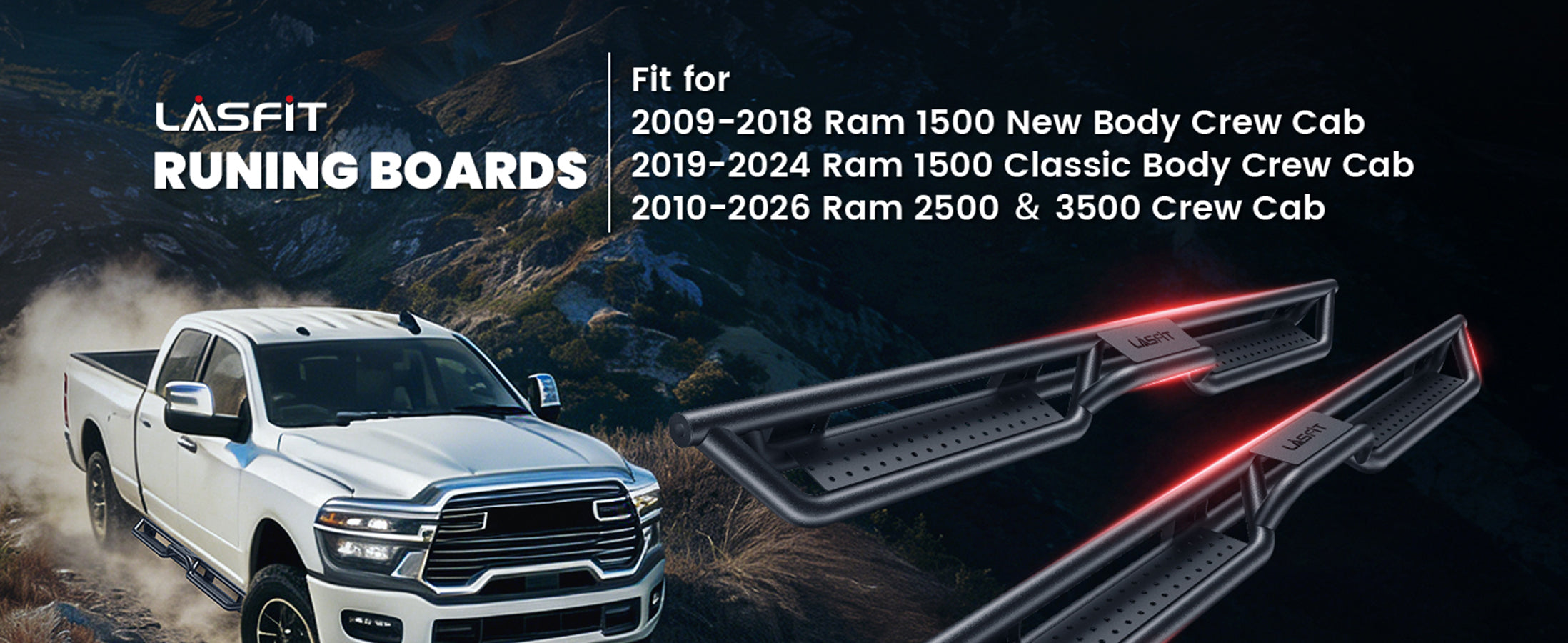 Running Boards for 2019-2024 Ram 1500 Classic