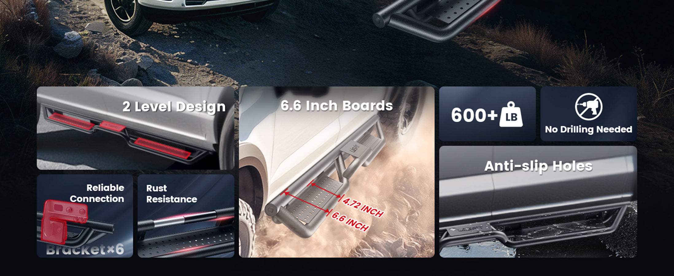 Running Boards for 2019-2024 Ram 1500 Classic