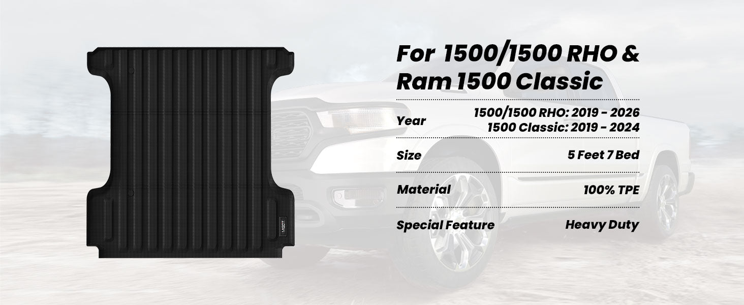 2025 Ram 1500 bed mat installation process