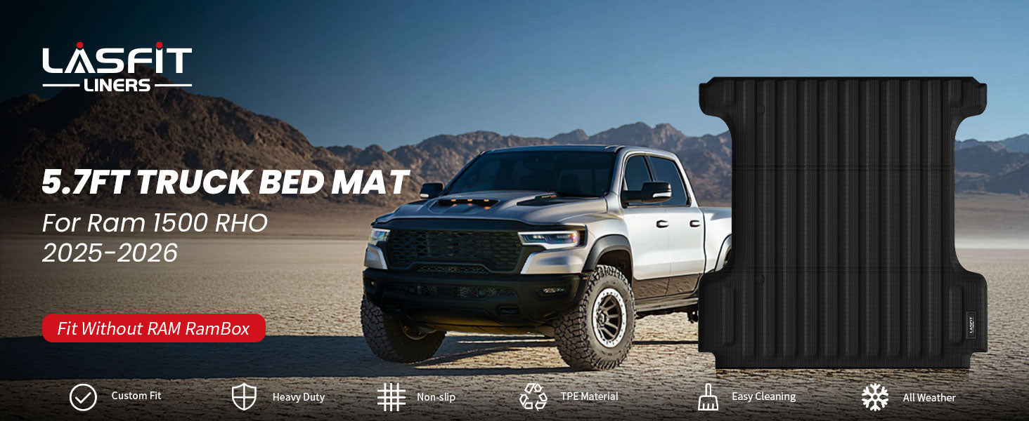 Ram 1500 bed mat and tailgate mat