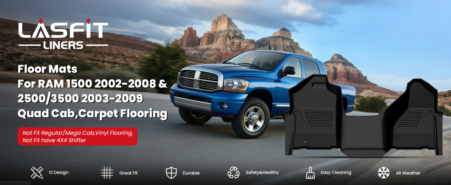 2003-2009 RAM 2500 3500 floor mats