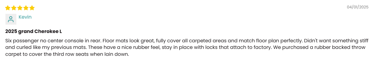 Customer Reviews: Lasfit Jeep Floor Liners in Action