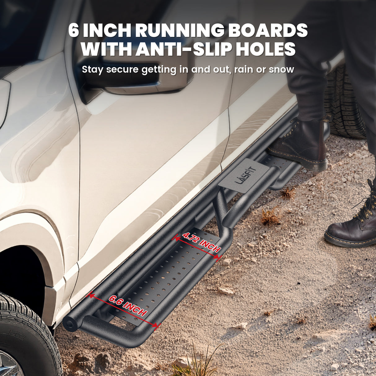 Fit for 2019-2026 Chevrolet Silverado 1500 Running Boards Side Steps, Fit Crew Cab ONLY