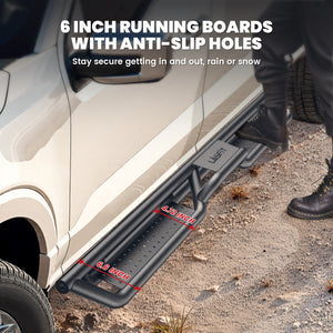 Fit for 2019-2026 Chevrolet Silverado 1500 Running Boards Side Steps, Fit Crew Cab ONLY