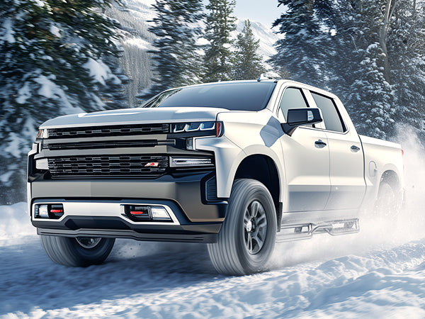 Running Boards for 2019-2026 Chevrolet Silverado 1500 Winter Protection