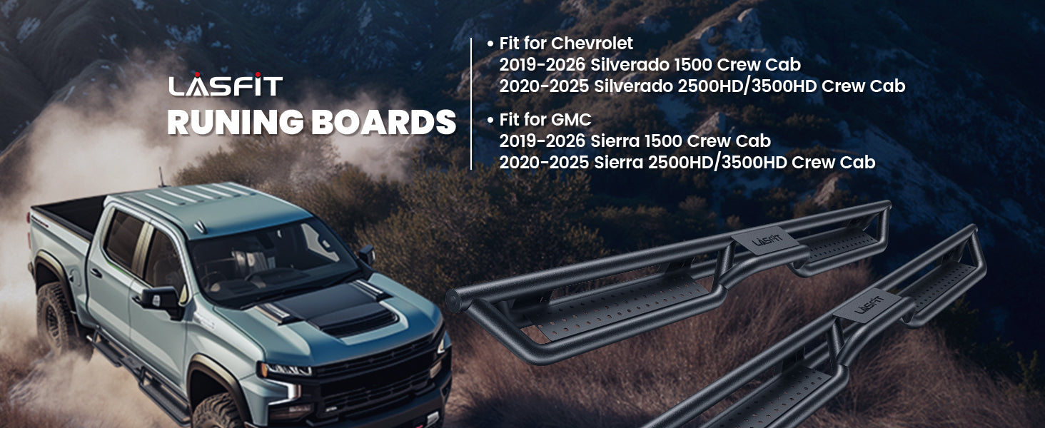 Running Boards for 2019-2026 Chevrolet Silverado 1500
