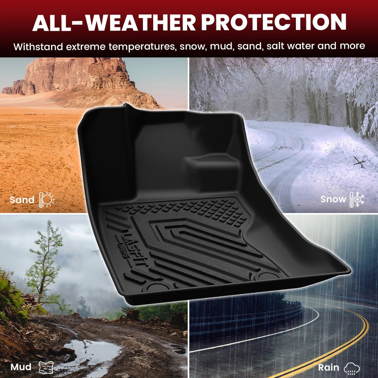 Fit for 2026 Subaru Outback Floor Mats & Seatback & Cargo Mats All Weather Protection