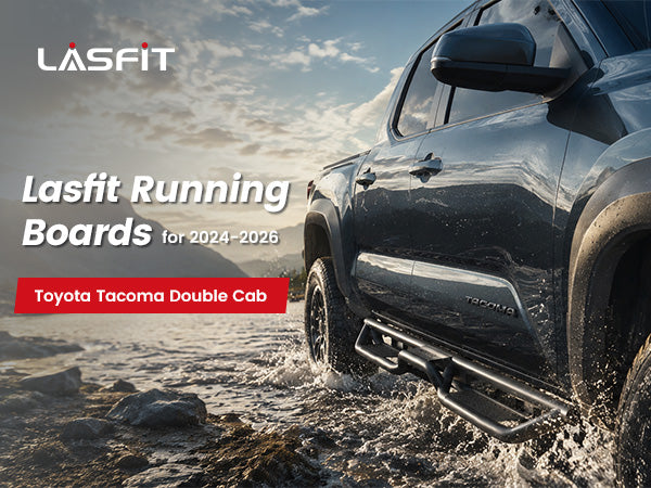 Lasfit running boards for 2024-2026 Toyota Tacoma