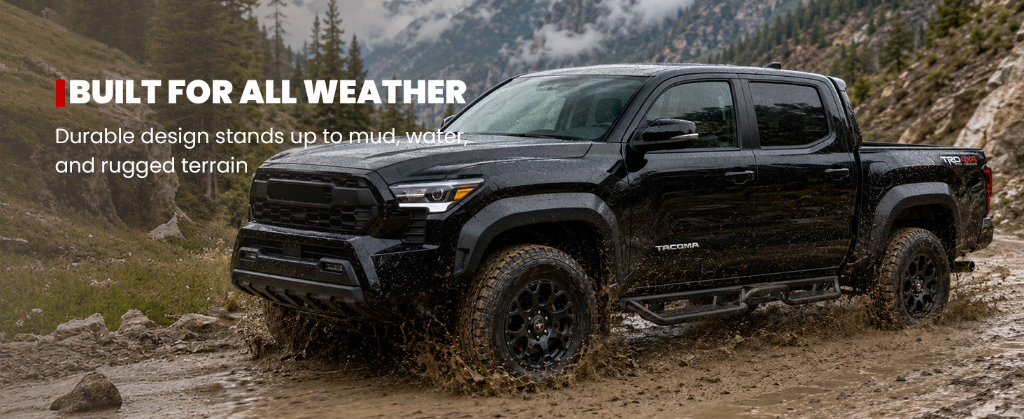 Lasfit running boards for 2024-2026 Toyota Tacoma