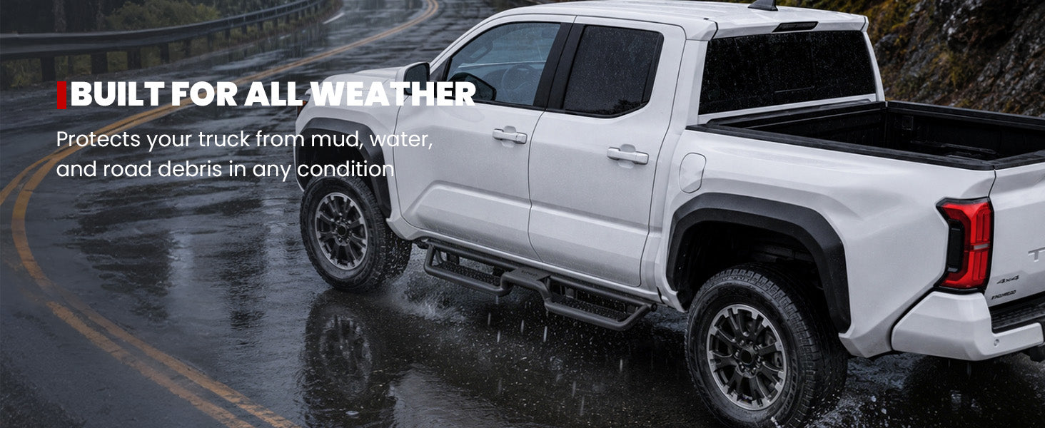 Lasfit running boards for 2024-2026 Toyota Tacoma
